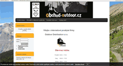 Desktop Screenshot of obchod-outdoor.cz